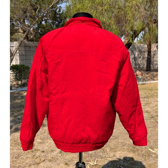 Rose Red British Mist Detachable Hood Unisex EU46/Womens M Parka Jacket Coat EUC - Picture 4 of 6